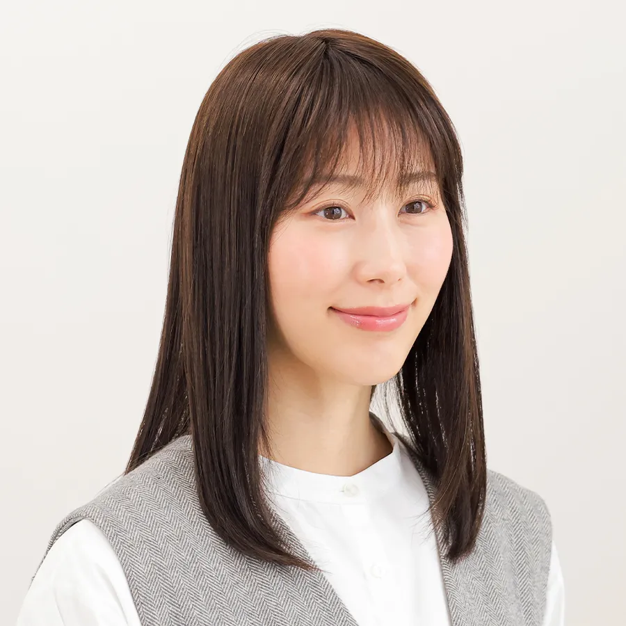 医療用ウィッグ・レミー/レミープレミアム/セレーナストレート 清楚で上品ながらも、誰からも好印象を持たれるベーシックで親しみやすい髪型